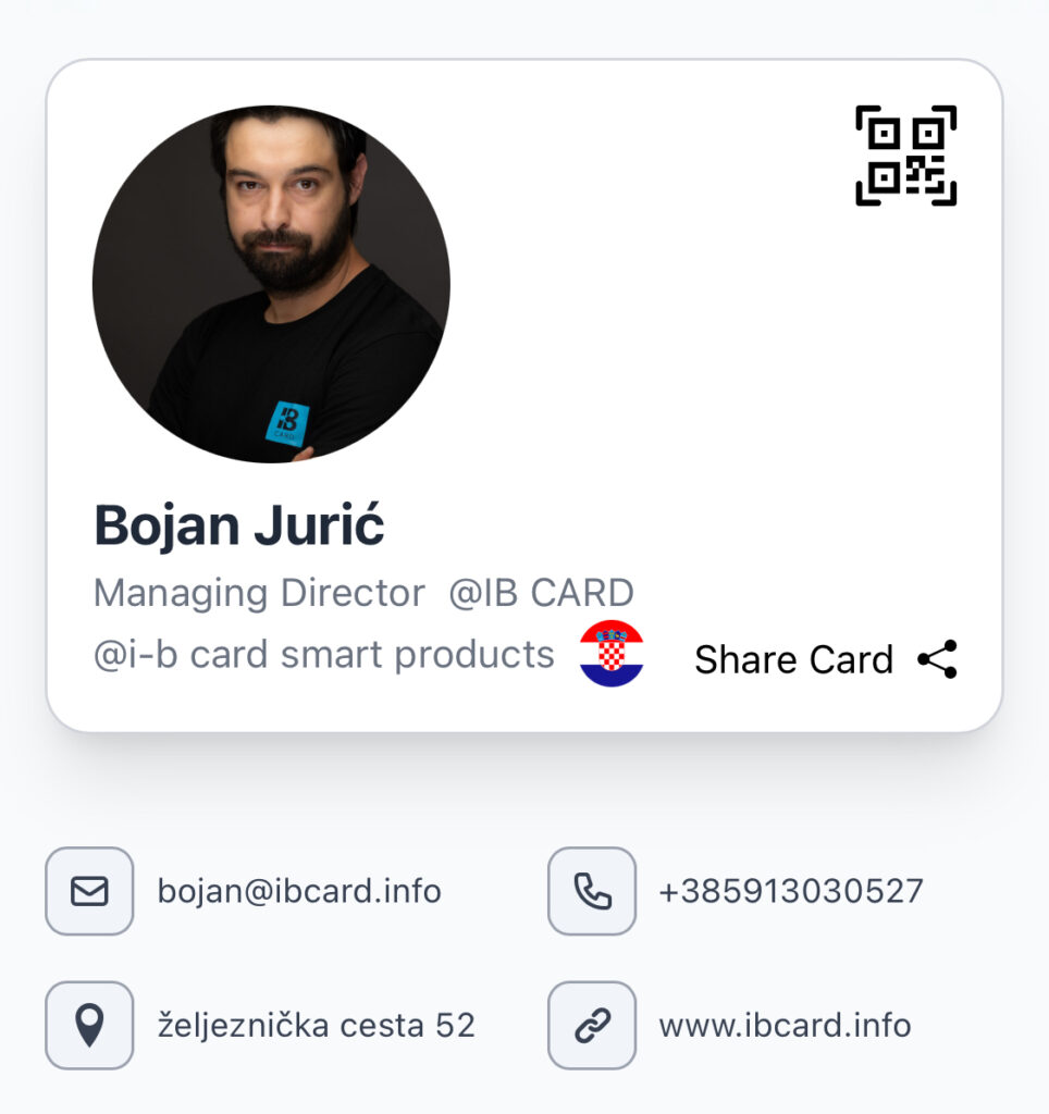 Ibcard.info - kreirajte svoj profil i dijelite sa slobodom