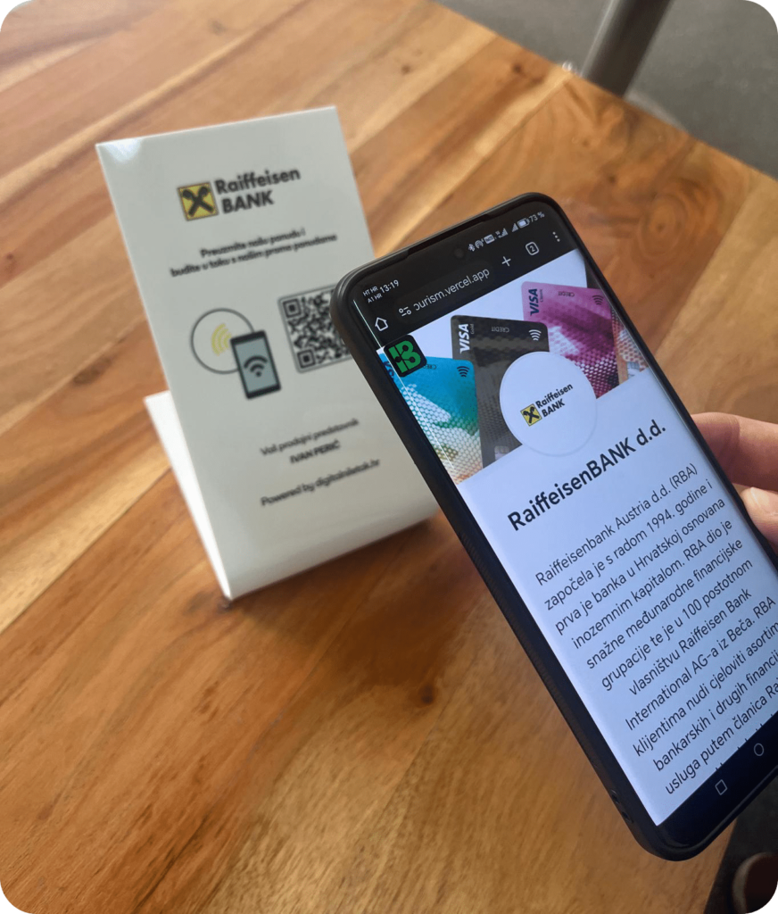 Digitalni Privjesak_shop, Digitalni letak, QR/NFC letak, digitalniletak.hr, ibcard.info